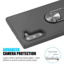 RUBBERIZED HYBRID BUILT IN ROTATABLE RINGSTAND FOR GALAXY NOTE 10