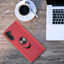 RUBBERIZED HYBRID BUILT IN ROTATABLE RINGSTAND FOR GALAXY NOTE 10