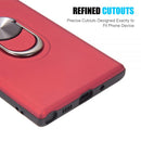 RUBBERIZED HYBRID BUILT IN ROTATABLE RINGSTAND FOR GALAXY NOTE 10