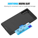 SAMSUNG GALAXY NOTE 10 CASE BLACK  WITH SILKY TEXTURE BACK PLATE
