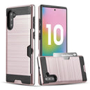 SAMSUNG GALAXY NOTE 10 CASE BLACK  WITH SILKY TEXTURE BACK PLATE
