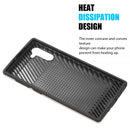 SAMSUNG GALAXY NOTE 10 CASE BLACK  WITH SILKY TEXTURE BACK PLATE