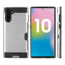 SAMSUNG GALAXY NOTE 10 CASE BLACK  WITH SILKY TEXTURE BACK PLATE