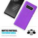 SAMSUNG GALAXY NOTE 8 EZPRESS ANTI-SLIP HYBRID CASE - PURPLE