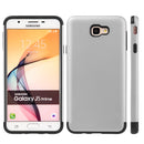 CRASH GUARD DUAL HYBRID CASE FOR SAMSUNG GALAXY J5 PRIME / ON5 (2016) - SILVER