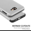 CRASH GUARD DUAL HYBRID CASE FOR SAMSUNG GALAXY J5 PRIME / ON5 (2016) - SILVER