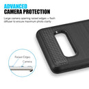 SAMSUNG GALAXY S10 HYBRID CARD TO GO CASE BLACK W/ SILK