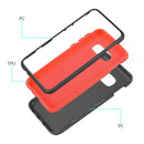 SAMSUNG GALAXY S10E DUAL MAX SERIES2 TONE COVER HYBRID PROTECTION CASE BLACK