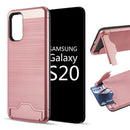 SAMSUNG GALAXY S20 LUXMO KARD 2-IN-1 SILK WALLET CASE W/ KICKSTAND
