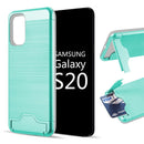 SAMSUNG GALAXY S20 LUXMO KARD 2-IN-1 SILK WALLET CASE W/ KICKSTAND