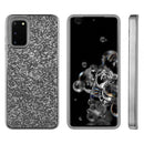 SAMSUNG GALAXY S20 DIAMOND PLATINUM HYBRID BUMPER CASE ELECTROPLATED FRAME