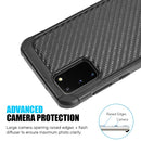 SAMSUNG GALAXY S20 HYBRID CASE BLACK TPUE BLACK PC CARBON FIBER FINISH