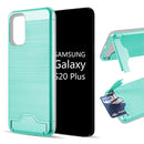 2-IN-1 SILK WALLET CASE W/ KICKSTAND FOR SAMSUNG GALAXY S20+