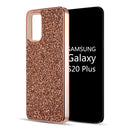 SAMSUNG S20 PLUS DIAMOND HYBRID BUMPER CASE W/ELECTROPLATED FRAME