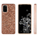 SAMSUNG S20 PLUS DIAMOND HYBRID BUMPER CASE W/ELECTROPLATED FRAME