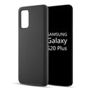 SAMSUNG GALAXY S20 PLUS(6.7") EZPRESS ANTI-SLIP TEXTURED HYBRID CASE - BLACK