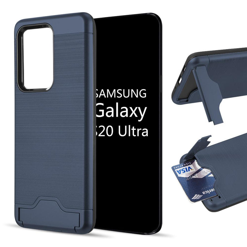 PROTECTIVE 2IN1 CASE WITH SILK BACK PLATE FOR SAMSUNG GALAXY S20 ULTRA