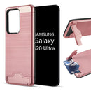 PROTECTIVE 2IN1 CASE WITH SILK BACK PLATE FOR SAMSUNG GALAXY S20 ULTRA