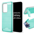 PROTECTIVE 2IN1 CASE WITH SILK BACK PLATE FOR SAMSUNG GALAXY S20 ULTRA