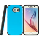 SAMSUNG GALAXY S6 STANDED CARD CASE BK TPU + BL PC