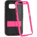 CEO HYBRID W/ STAND BLACK TPU + HOT PINK FOR SAMSUNG GALAXY S6