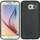 SAMSUNG GALAXY S6 BLACK TPU + BLACK LIZARD PATTERN