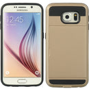 SAMSUNG GALAXY S6 HYBRID CASE W/ SIDEKICK CARD CASE