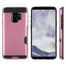 SAMSUNG GALAXY S9 HYBRID CARD TO GO CASE BLACK TPU W/ SILK BACK PLATE