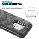 SAMSUNG GALAXY S9 GRIPPY HYBRID CASE BLACK TPU + BLACK PC