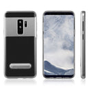 SAMSUNG GALAXY S9+ SHOCKPROOF HYBRID TRANSPARENT +PC FRAME KICKSTAND