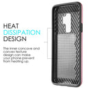 SAMSUNG S9 PLUS HYBRID CASE BLACK TPU W/ SILK BACK - ROSE GOLD