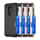 SAMSUNG S9 PLUS HYBRID CASE BLACK TPU W/ SILK BACK - ROSE GOLD