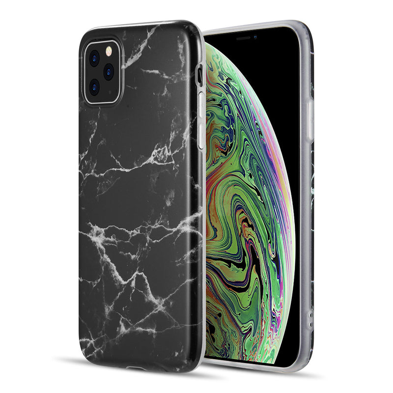 MARBLE IMD SOFT TPU CASE FOR IPHONE 11 PRO - BLACK