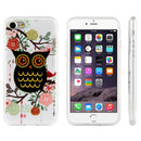 FOR IPHONE 8/ FOR IPHONE 7 TPU IMD CASE WITH GLITTER OWL - GREEN
