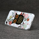 FOR IPHONE 8/ FOR IPHONE 7 TPU IMD CASE WITH GLITTER OWL - GREEN