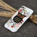 FOR IPHONE 8/ FOR IPHONE 7 TPU IMD CASE WITH GLITTER OWL - GREEN