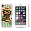 FOR IPHONE 8/ FOR IPHONE 7 TPU IMD CASE WITH GLITTER OWL - GREEN