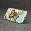 FOR IPHONE 8/ FOR IPHONE 7 TPU IMD CASE WITH GLITTER OWL - GREEN