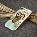 FOR IPHONE 8/ FOR IPHONE 7 TPU IMD CASE WITH GLITTER OWL - GREEN