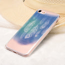 FOR IPHONE 7 TPU WATER COLOR IMD CASE  BE-YOU-TIFUL