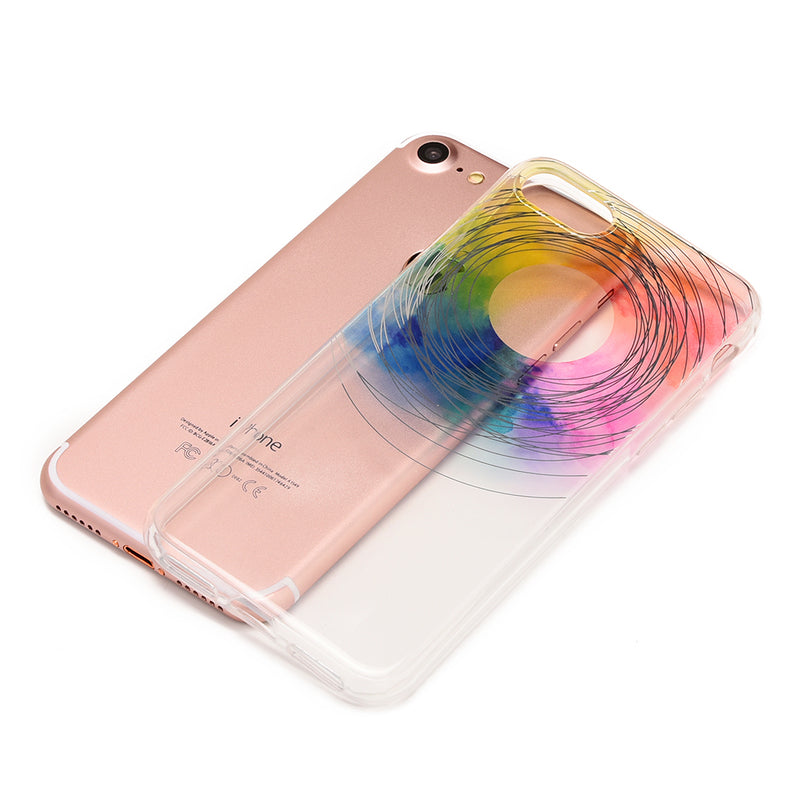 FOR IPHONE 7 TPU WATER COLOR IMD CASE  BE-YOU-TIFUL