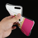 FOR IPHONE 7 PLUS  IMD CASE WITH GLITTER COLORFUL OWL