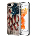 FOR IPHONE 7 PLUS PATRIOTIC VINTAGE FLAG SERIES IMD TPU CASE - FADED GLORY