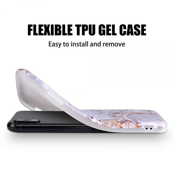 FOR IPHONE XS / X MARBLE IMD SOFT  CASE