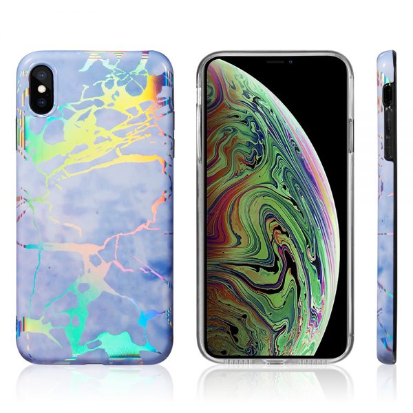 FOR IPHONE XS / X THE LIGHTNING MARBLE IMD SOFT  CASE