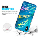 FOR IPHONE XS / X THE LIGHTNING MARBLE IMD SOFT  CASE