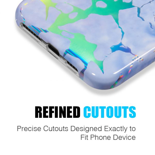 FOR IPHONE XS MAX THE LIGHTNING MARBLE IMD SOFT TPU CASE PINK