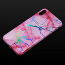 FOR IPHONE XS MAX THE LIGHTNING MARBLE IMD SOFT TPU CASE PINK