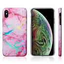 FOR IPHONE XS MAX THE LIGHTNING MARBLE IMD SOFT TPU CASE PINK