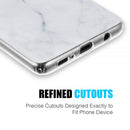 SAMSUNG GALAXY S10E MARBLE IMD SOFT TPU CASE WHITE